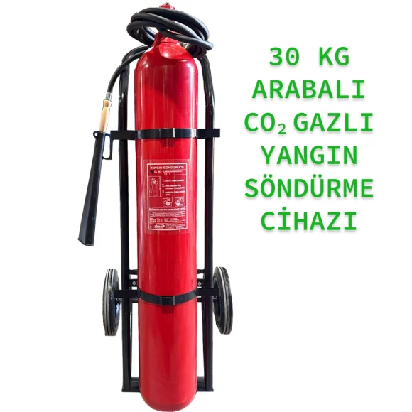 30 KG CO2 Type Trolley Fire Extinguishers