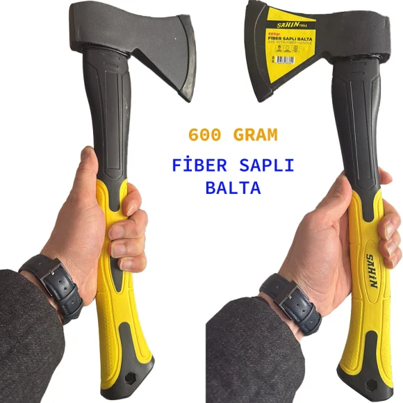 İtfaiyeci Bel Tipi Balta-Fiber Saplı-600 gram-Fire Axe