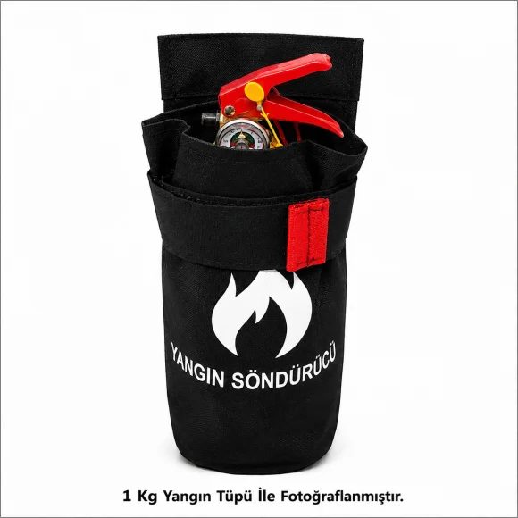 Yangın Söndürme Cihazı Koruyucu Kılıf 1 Kg & 2 Kg Yangın Tüpü İçin Uygundur