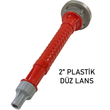 2" Plastik Düz Lans+ 2" İçten Dişli Rakor Bahçe-Tarla-Sulama Hortumları Ucuna Takılabilir.